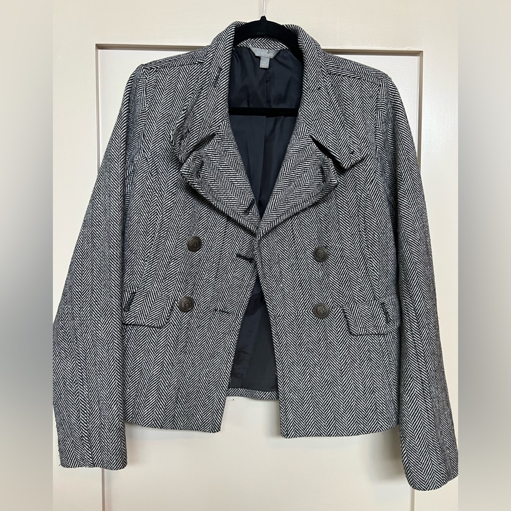 Rubbish Double Breasted Herringbone coat